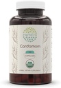 HerbEra Cardamom USDA Organic 120 Capsules Silencio Natural Herbal Suplemento Silencio Certified Organic Vegetarian Capsules and Organic Cardamom (Elettaria cardamomum) Dried Pod (120 cápsulas)