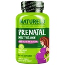NATURELO Multivitamina prenatal con hierro suave Chelated, folato de metil, calcium vegetal " Choline - Vegan, Vegetariano - No Gluten Gratis - 180 Capsules - 2 Month Supply