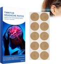 Patches de Tinnitus, 10 PC Patches de oído para Tinnitus, Ear Pain Patch, Hearing Weaken, Itchy Ears/No-Woven Tela Patch (10PCS)