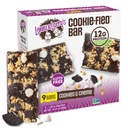 Lenny &amp; Larry's Cookie-fied Protein Bar – Cookies &amp; Creme Vegan Protein Bares 9x45g – Snacks saludables con 12g Plant Protein & 5g Fiber – Gluten free Power Bar, Keto Friendly, Non-GMO & Vegan