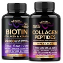 NUTRAHARMONY Biotin, Keratin &amp; Collagen Capsules