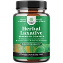 Cápsulas herbales laxantes con probióticos – Laxantes naturales para el estreñimiento con hoja de sena, pisilium, aloe Vera – Limpieza de colon para hombres y mujeres - Detox para la gestión de peso de Gut Health – 60 Ct