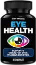 Cuidado de los ojos &amp; Visión Vitaminas Suplemento 60 cápsulas - Soportes Estreno de los ojos, ojos secos y salud de visión - apoya la visión, la salud ocular y macular - 14 ingredientes activos, luteína.