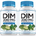 DIM Suplemento 200mg - DIM Diindolylmethane Plus BioPerine - Estrógeno Balance, Hormona Menopause Relief, Acne Treatment, Vegan - 120 Conde