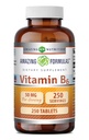 Fórmulas asombrosas Vitamina B6 Piridoxina 50mg 250 Tablets Suplemento No TENIDO Gluten Gratis TENIDO EN USA