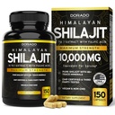 Shilajit Capsules with 85+ Trace Minerals (75 Day Supply, 1000mg Extract per Serving) Himalayan Shilajit for Men ' Women with Fulvic Acid - Third Party Tested Supplement, Non GMO, Vegan &amp; USA Made