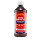 GeriCare Liquid Acetaminophen for Adults &amp; Kids, 16oz Bottle Cherry Flavored Acetaminophen for Headache, Muscle Ache, Toothache, Menstrual Pain- Fever Reducer " Liquid Pain Reliever, 160mg Per 5ml