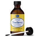 Productos Baar - Solución líquida antifúngica de Toelieva - 25% Ácido no decilénico, aceite de oliva orgánico, extracto de semilla de pomelo - máxima fuerza - lucha hongos bajo " Alrededor de uñas - 2 oz