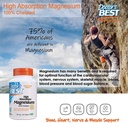Alta absorción Magnesio Glycinate Lysinate FamilyValue 2Pack (240 Tabletas) XOX#Doctor's