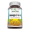 Increíble Omega 3.6.9 Suplemento Silencio 1200 Mg Silencio Lemon Flavor ← Fórmula Única de Aceite Flaxseed, Aceite de Borage, Ácidos Grasos Silenciosos No-GMO ANTE Gluten-Free TEN Made in USA (1 Pack TEN 250 Softgels)