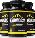 (3 Pack) Endoboost for Men - (Oficial) Endoboost Performance, Endo Boost Supplements, Endoboost Boost Capsules, Endobost Reviews for Health Pills Pro Advanced Formula (180 cápsulas)