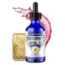 FWS Colloidal Gold Liquid Drops, Ascension Meditation Espirit Aid Brain Boost, Enhance Awareness Clarity Dreams Intuition, Made from 99.99% Pure Swiss Gold, 100 ppm, Ruby Red, Real 24K