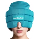 Migraña &amp; Headache Relief Ice Cap, 2 Horas Larga Terapia fría Wearable &amp; Washable Form Fitting Ice Hat for Sinus & Stress Relief, Puffy Eyes, Severe Migraines, Chemo
