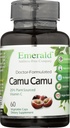 Laboratorios Esmeraldas Camu Camu - Vitamina C, Bioflavonoides, Aminoácidos &amp; B Vitaminas - Sin gluten, Vegan - 60 cápsulas vegetales (30-Day Supply)