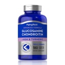 Piping Rock Glucosamine Chondroitin MSM Turmeric  180 Caplets ← Triple Strength 