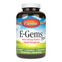 Carlson - E-Gems Plus, Vitamina Natural E 400 UI, soporta un corazón saludable, 250 geles blandos