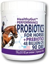 Probióticos saludables para caballos Suplemento dietético, All-Natural Digestive System Performance Formula (90 días)