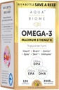 Enzymedica Maximum Strength High Potency Fish Oil, EPA DHA Omega 3 Suplemento  durable Burpless, 120 Softgels