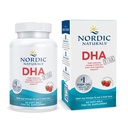 Naturales nórdicos DHA Xtra, Fresa - 60 Gels blandos - 1660 mg Omega-3 - Alta intensidad DHA Fórmula para el soporte del sistema nervioso y cerebral - No GMO - 30 Servimientos