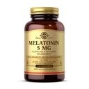 Solgar Melatonin 5 mg, 120 Nuggets - Ayuda a promover la relajación " descanso - Melatonina clínicamente estudiada - Vegan, Gluten Gratis, Dairy Free, Kosher - 120 Servings