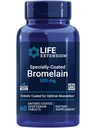 Extensión de vida Bromelaina especialmente preparada, Extracto de piña, Salud Conjunta, Confort Conjunto, Vegetariano, Libre de gluten, No GMO, 500 mg, 60 Tablets computados en ático