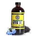 Aceite de semilla negro puro - 100% puro Nigella Sativa - Frío Presionado - Vegan - No GMO - 16 oz - en botella de vidrio - Herbal por naturaleza