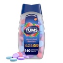 TUMS Ultra Strength Chewable Tablets for Heartburn Relief and Acid Indigestion Relief, Assorted Berries - 160 Count