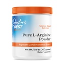 Doctores Mejor Pólvora L-Arginina Pura - L Suplemento Arginina para Hombres &amp; Mujeres, apoya niveles de óxido nítrico " Salud cardíaca, Apoyo al flujo sanguíneo, Gluten Free, Vegan, Non GMO - 10.6 oz