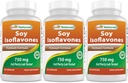 Mejores Naturales Soy Isoflavones 750 mg 120 Capsules (120 Conde (Pack of 3))