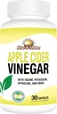 Rise-N-Shine Apple Cider Vinegar Capsules - Immune Support Vitaminas - Gut Support for Women &amp; Men 30-Day Supply (30 cápsulas)