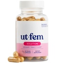 Solución UT-Fem - Flush Urinary Tract de acción rápida para las mujeres, Proactive UTI Support, Promotes Cleansing & Comfort, Clinical-Strength D-Mannose, Cranberry, and Natural Ingredients - 60 cápsulas Vegan