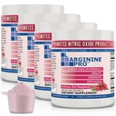 L-ARGININE PRO Silencioso 5,500mg L-Arginine Plus L-Citrulline 1,100mg Raspberry Powder Drink Mix Suplemento para la producción de óxido nítrico