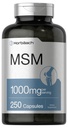 Horbäach MSM Suplemento Capsules  1000mg  250 Count ← Non-GMO y Gluten Free Formula ← Methylsulfonylmethane