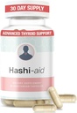IBDassistTM Hashi Aid Thyroid Support for Women ' Men - Suplemento tiroideo para el hipotiroidismo de la enfermedad de Hashimoto* - Envasado con Ashwagandha, Selenium, Zinc, Vitaminas Esenciales " Más - 30 cápsulas