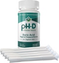 pH-D Feminine Health Support - Boric Acid Starter Bundle - pH-D Boric Acid Vaginal Suppositories 72 Conde y 5 Vaginal Suppository Applicators