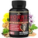 BMVINVOL Horny Goat Weed Capsules with Maca, Ginseng, Tribulus Terrestris, Ashwagandha, Black Pepper - 90 Cuenta para 3 meses de suministro