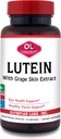 Laboratorios Olímpicos Lutein 20 mg, 60 cápsulas Formulados con FloraGLO y Extracto de la piel de uva, Apoyo a la función de visión y ojos saludables