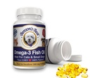 El mejor aceite de pescado Omega 3 de Benson para gatos " perros pequeños - 200 Softgels 500mg - 43% más Omega 3 ácidos grasos que el aceite de salmón - 100% puro, no GMO, Natural Pet Food Dog Fish Suplementos de aceite