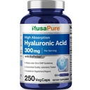 NusaPure Ácido Hialurónico 300mg 250 cápsulas vegetales (No-GMO, Vegan)