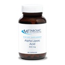 Mantenimiento metabólico Ácido Lipoico alfa - 300 mg ALA Suplemento - Apoyo Antioxidante para Nerve + Salud del hígado (90 cápsulas)