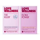 Love Wellness The Killer & Flora Power ← Vaginal Suppository Duo with Boric Acid, Probióticos " Vitamina C ← Apoya pH Balance, Odor Control " Feminine Health ← Fragrance-Free, Non-GMO " Paraben Free