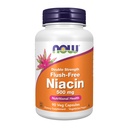 AHORA Suplementos Alimentarios, Niacina (Vitamin B-3) 500 mg, Libre de Flush, Doble Fuerza, Salud Nutricional, 90 cápsulas de Veg