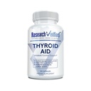 Research Verified® Thyroid Aid - Optimal Thyroid Function with Iodine Copper & Zinc - 260 mcg Selenium - 100% puro - Vegan Friendly - 60 cápsulas - 1 mes de suministro