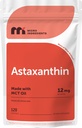 Micro Ingredientes Astaxanthin 12mg con MCT Oil, 120 Softgels, 4 Month Supply ← Premium Astaxanthin Antioxidant Supplements* ← Fresh Microalgae Source  Triple Strength, Non-GMO, Gluten Free, No Soy