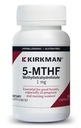 Kirkman 5-MTHF - hipoalergénico - 120 cápsulas vegetarianas - ácido fólico esencial para la buena salud