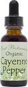 Los mejores botánicos Orgánica Cayenne Pepper Extracto 1 oz. 160,000 MHU