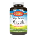 Carlson - Derecho para la Macula, Probada clínicamente para apoyar Visión Salud, Salud Macular, Protección de la Luz Azul y Función Ojo, 120 Softgels
