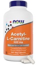 AHORA Alimentos Ahora Acetyl L Carnitine 500mg, 360 Veg cápsulas - no GMO ACL 500 mg cápsulas