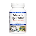 Factores naturales, Factores Oculares Avanzados, Apoyo Antioxidante para Visión Saludable con Lutein y Zeaxanthin, 60 cápsulas