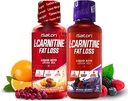 iSatori L-Carnitine 1500, L-Carnitina líquida con acetil L-Carnitina, sabor mixto de Berry (24 serviendo) & Malibu Beach Flavor (24 serviendo)